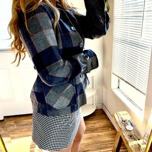 🔥RARE Pendleton Blue Plaid Wool ‘49er retro jacket